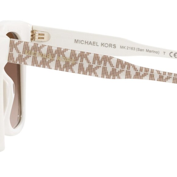 Michael Kors Women's White Square Sunglasses - Picture 2 of 2